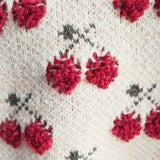 CIDER Cropped Cherry Sweater