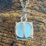 Quartz Cushion-Cut Pendant Necklace