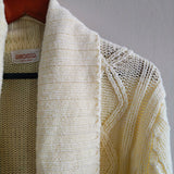 Vintage Fisherman Cardigan Sweater