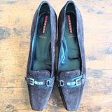 Vintage PRADA Kitten Heel Loafers
