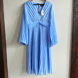 BANANA REPUBLIC Pleated Chiffon Midi Dress