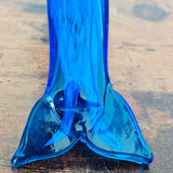 Hand-Blown Murano-Style Dolphin Sculpture