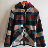 Vintage Hooded Wool Coat