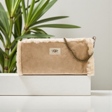 Vintage UGG Suede & Shearling Hand Muff Purse