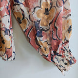 Floral Metallic Thread Blouse