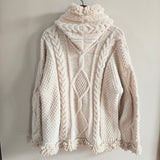 Vintage Hooded Cardigan Sweater