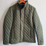 TED BAKER Men's Finnich Diamond Quilt Funnel Jacket