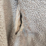 Vintage Suede Shearling Coat