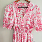 MAX STUDIO Tiered Floral Maxi Dress