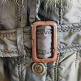 Vintage Fur Trimmed Belted Jacket