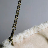 Vintage UGG Suede & Shearling Hand Muff Purse