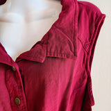 Vintage Crochet Back Utility Vest