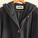 Vintage Hooded Wool Coat