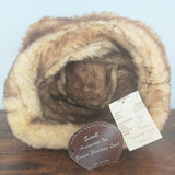 Vintage Dead Stock Suede Cloche Hat