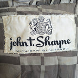 Vintage Belted Nutria & Lynx Fur Coat