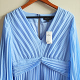 BANANA REPUBLIC Pleated Chiffon Midi Dress