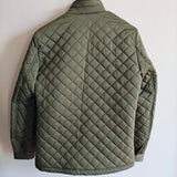 TED BAKER Men's Finnich Diamond Quilt Funnel Jacket