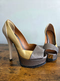 FENDI Fendista Tricolor Pumps