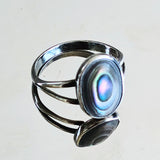 Vintage Abalone Cabochon Ring