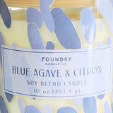 FOUNDRY CANDLE CO Blue Agave & Citron Candle