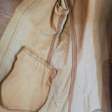 Vintage Distressed Leather Blazer