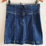 FREE PEOPLE Denim Mini Skirt