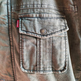 LEVI'S Men's Washed Canvas Utility Jacket
