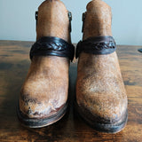 FREEBIRD by Steven Clash Leather Ankle Boots