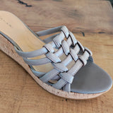 TAHARI Cork Wedges