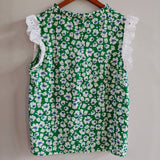 Floral Sleeveless Blouse