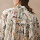 PILCRO BY ANTHROPOLOGIE Floral Batwing Blouse