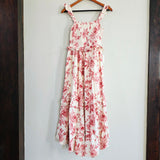 LOST + WANDER Smocked Floral Maxi Dress