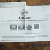 COACH Leather Dufflette Bag