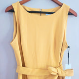CALVIN KLEIN Belted Sleeveless Dress