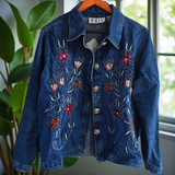 Vintage Embroidered Denim Jacket