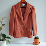 Vintage Textured Blazer