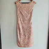 VINCE CAMUTO Sequin Cap Sleeve Dress