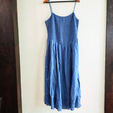 AMERICAN EAGLE Bella Smocked Midi Dress