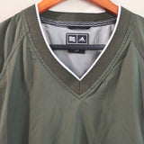 ADIDAS Men's Climashell V-Neck Golf Windbreaker)