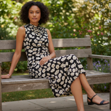TALBOTS Floral Bodycon Midi Dress