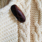 Vintage Aran Cable Knit Cardigan Sweater