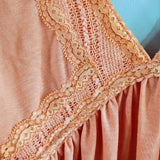 POL Lace Detailed Tank Top