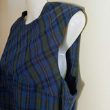 Vintage Plaid Jumper Dress