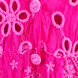 JOHNNY WAS Eyelet Kimono Dress