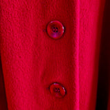 Vintage Wool & Mink Fur Long Coat