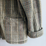 Vintage WOOLRICH Plaid Fleece Jacket