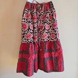 Vintage Boho Midi Skirt
