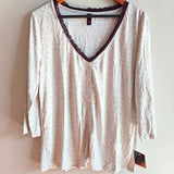 MAIDENFORM Lace Trim Pajama Set