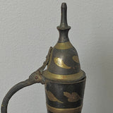 Vintage Etched Brass Coffee Set