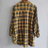 Oversized Plaid Flannel Shirt